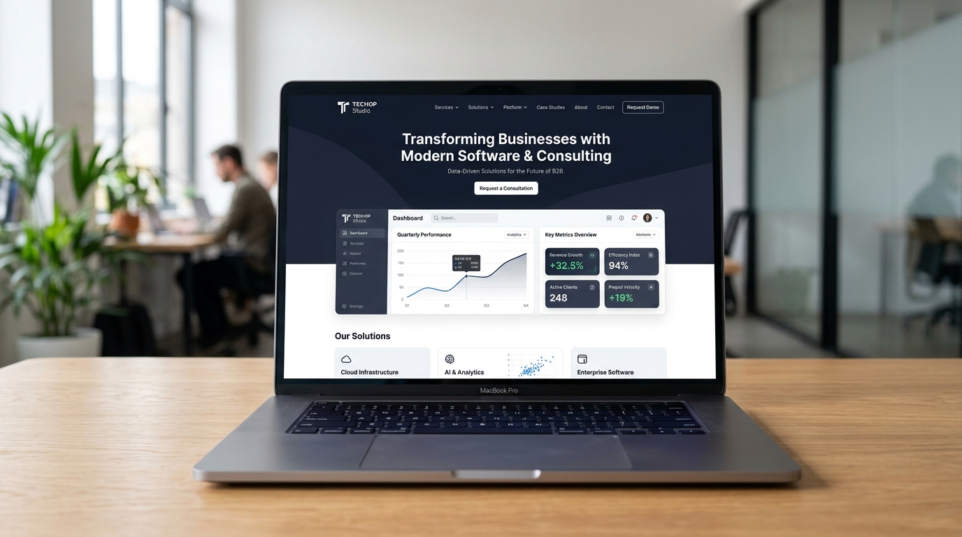 Nexus B2B Tech — Website Doanh Nghiệp Công Nghệ