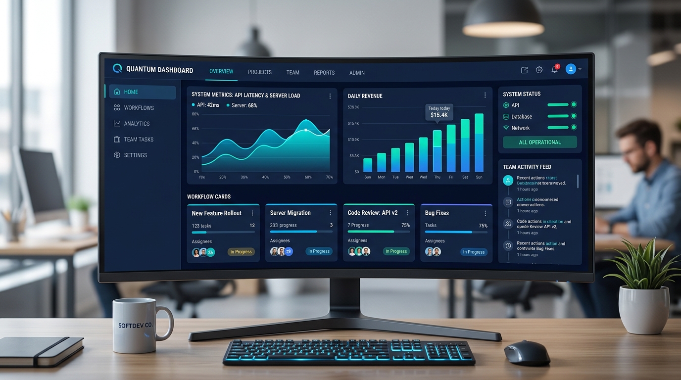 OmniFlow — Hệ Thống Quản Trị & Dashboard Tùy Biến